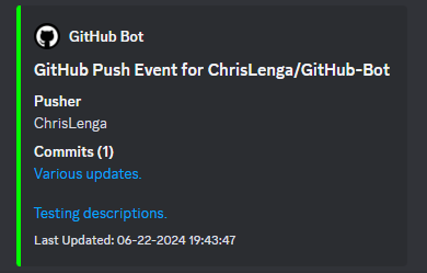 GitHub Discord Bot - 5