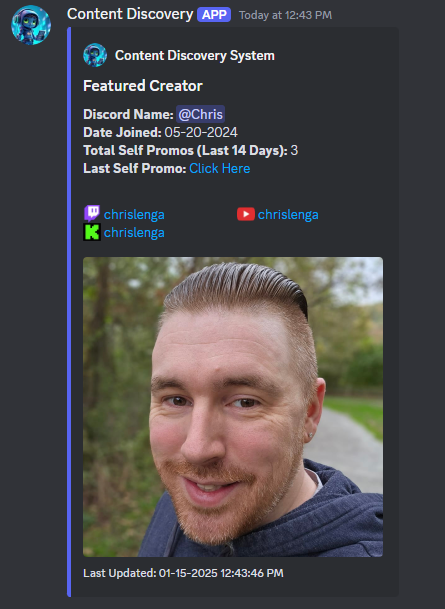 Stream Discovery Bot - 2